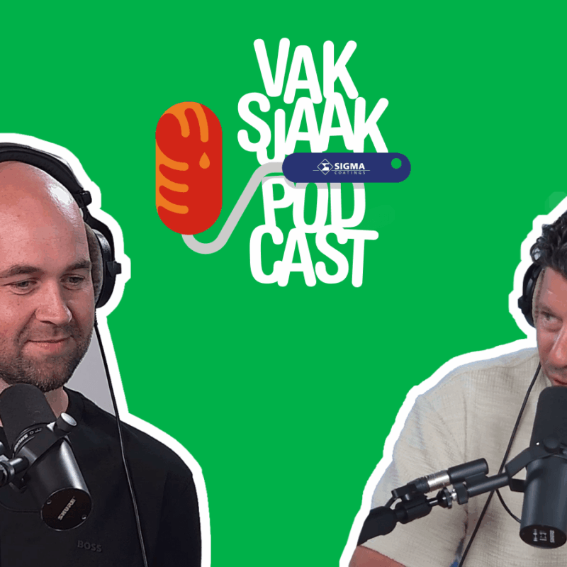 behang exclusief vaksjaak podcast sigma coating wandbekleding